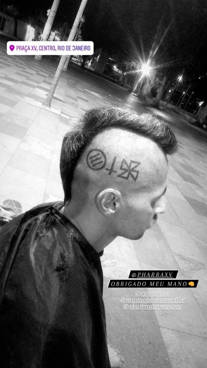 blessskatebarber sesh with my ninja Delasfade