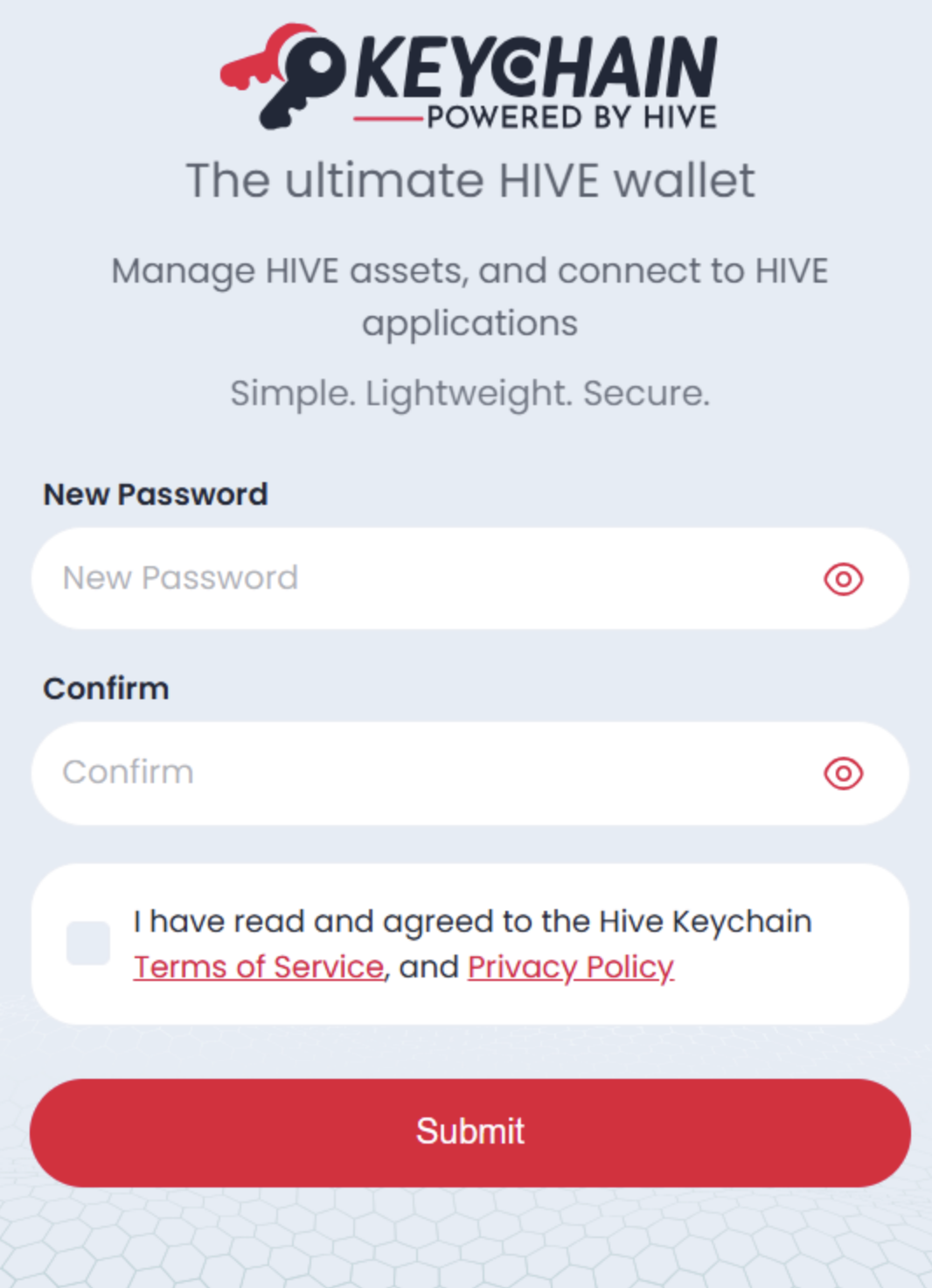 Hive Keychain Installation