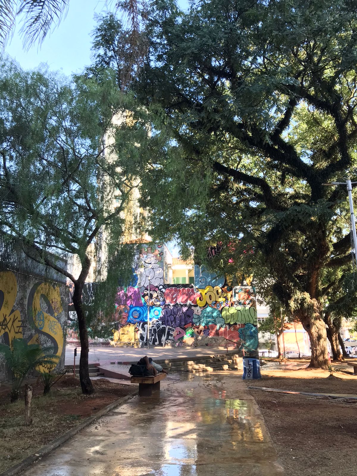 First images made of camera in the square Sopa de Letras !