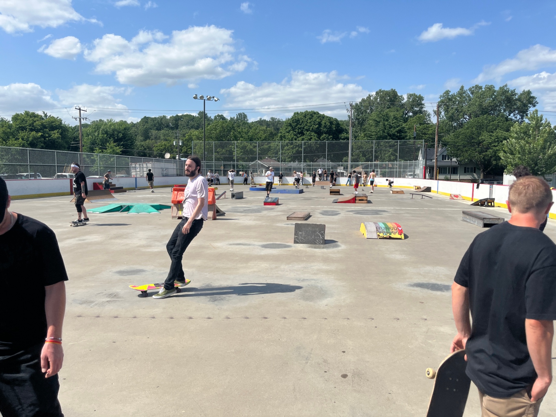 the view from Go Skate Day